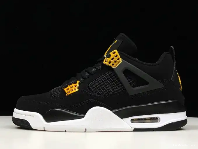 Bmlin shoes Metallic Black Jordan Gold-White 308497-032 4 Royalty Air 0515